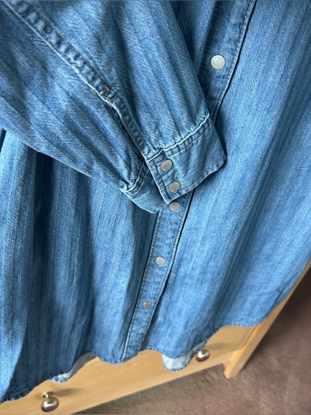 Universal Thread Western Denim Shirtdress - Picture 6 of 12
